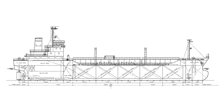  5,000KL型　油送船（白油兼ケミカル）