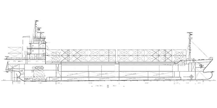  144TEU　コンテナ船